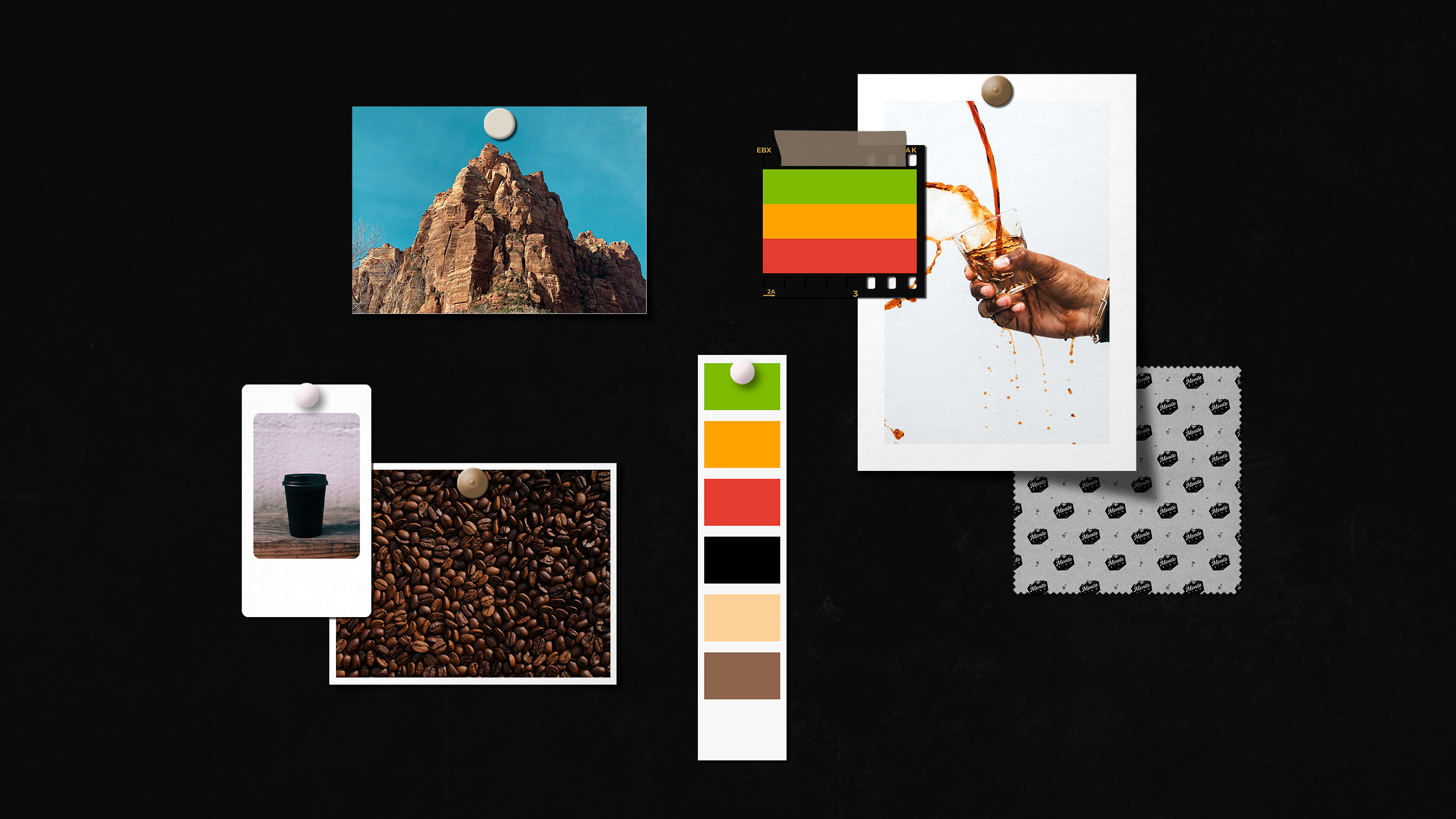 moodboard de estilo de marca