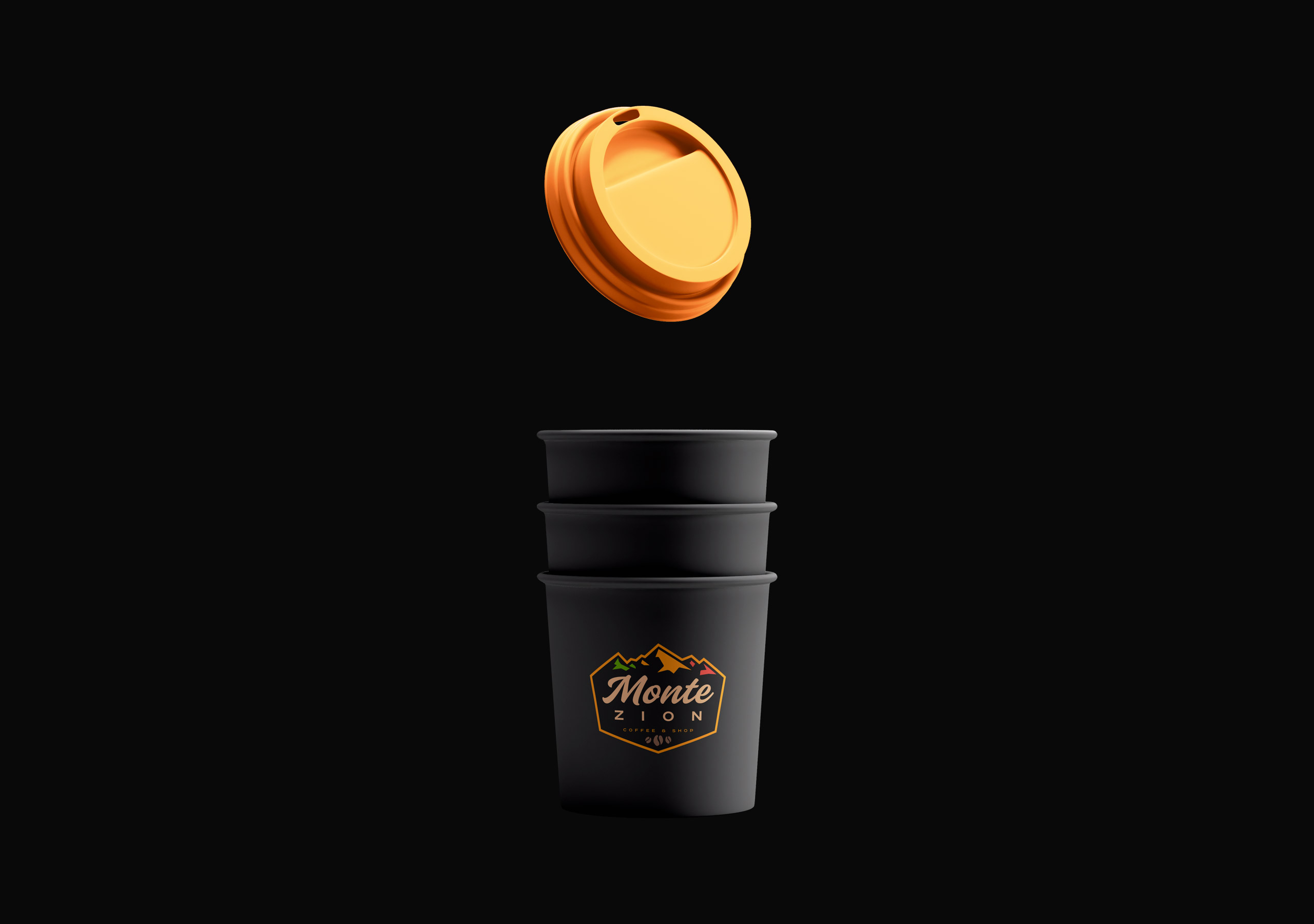 diseño vaso de cafe